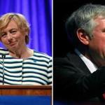 Janet Mills (left) and Shawn Moody are battling to become Maine?s next governor.